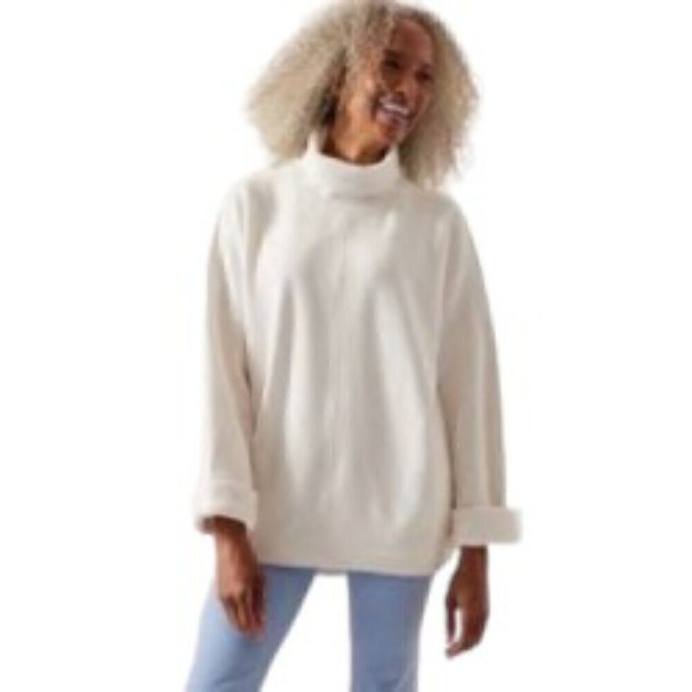 Athleta Cozy Karma Funnel Neck Sweatshirt Sweatshirt XS/TP